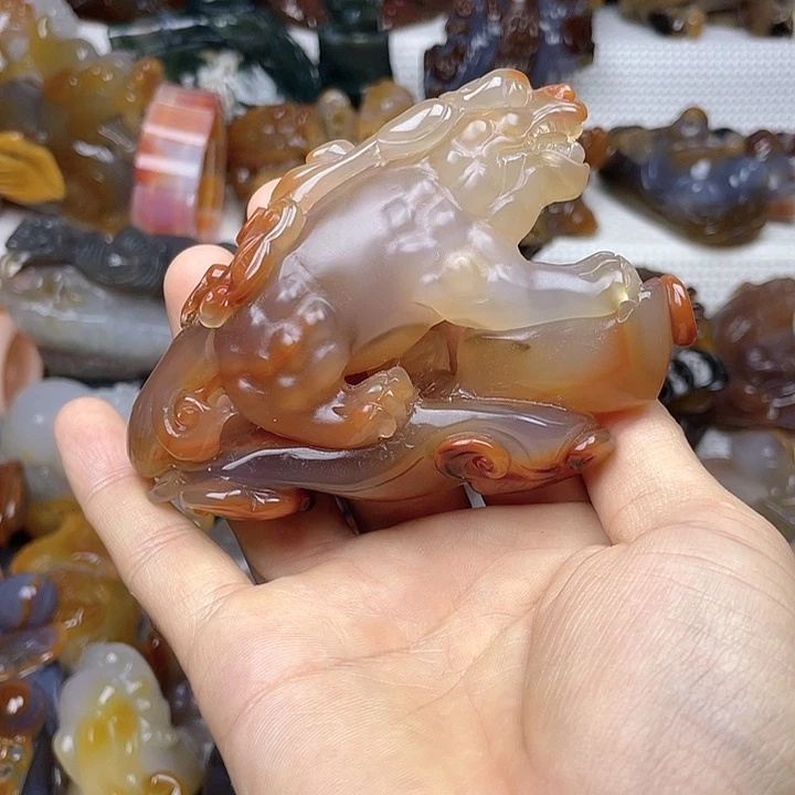 玛瑙/玉髓饰品未镶嵌玲*