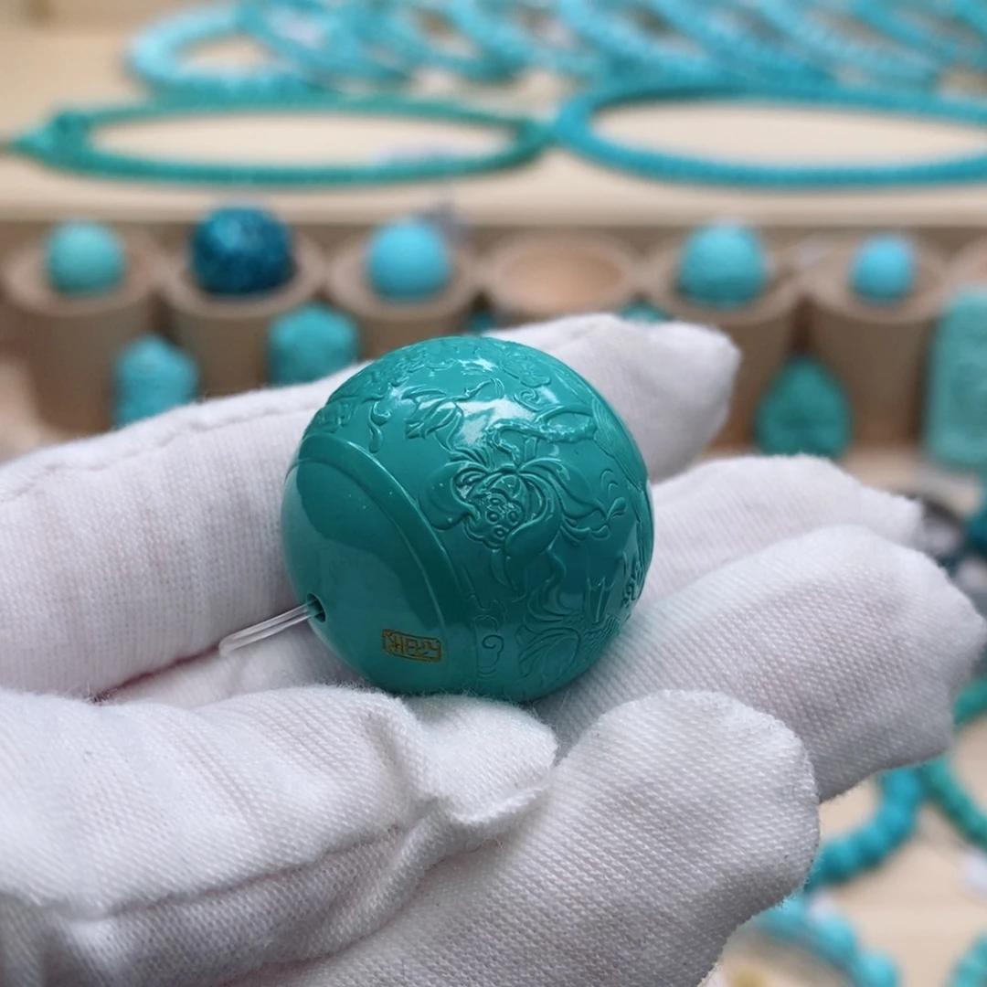 绿松石珠宝奇石未镶嵌