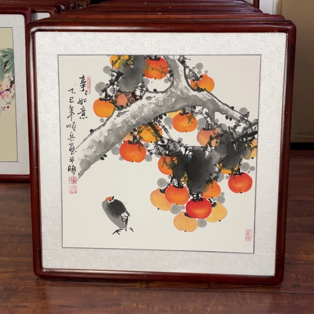 国画带框尺寸63*63厘米