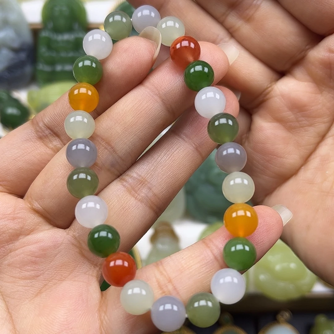 和田玉未镶嵌手串