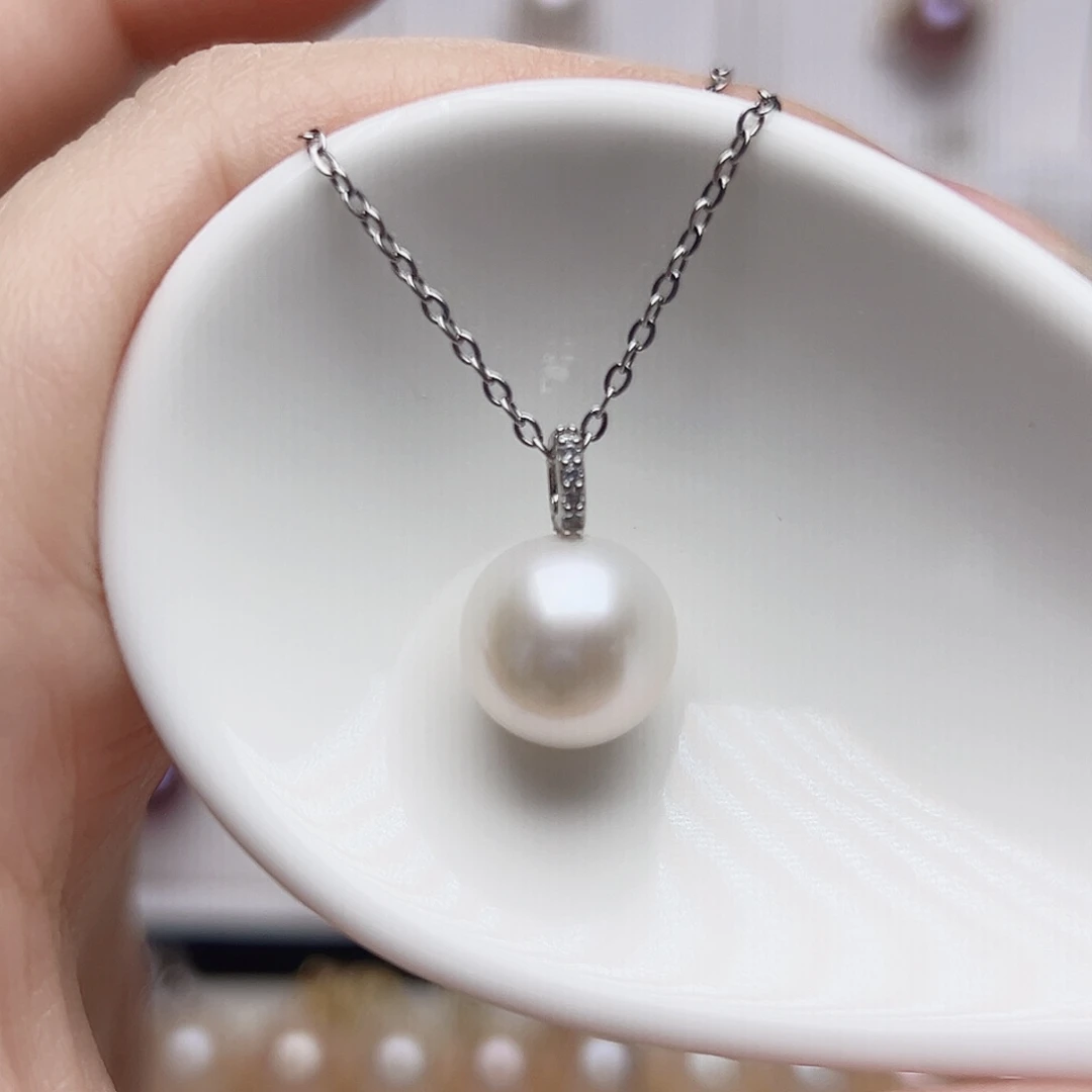 淡水珍珠未镶嵌吊坠(赠链)