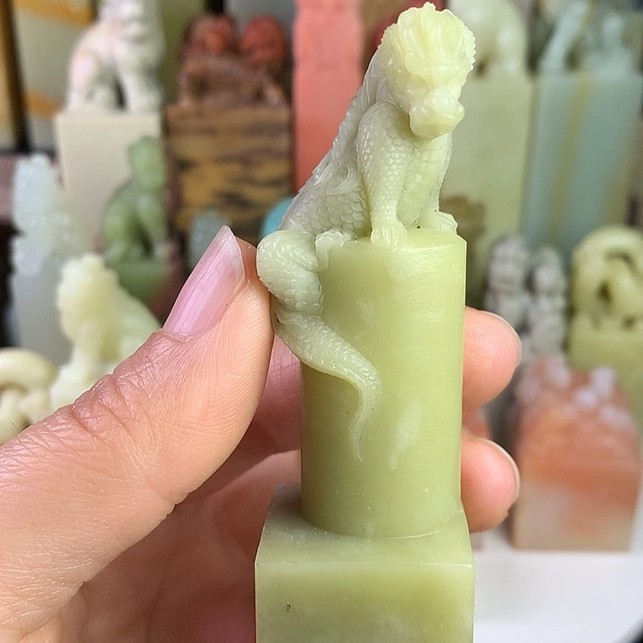 青田石天***3青田石印章