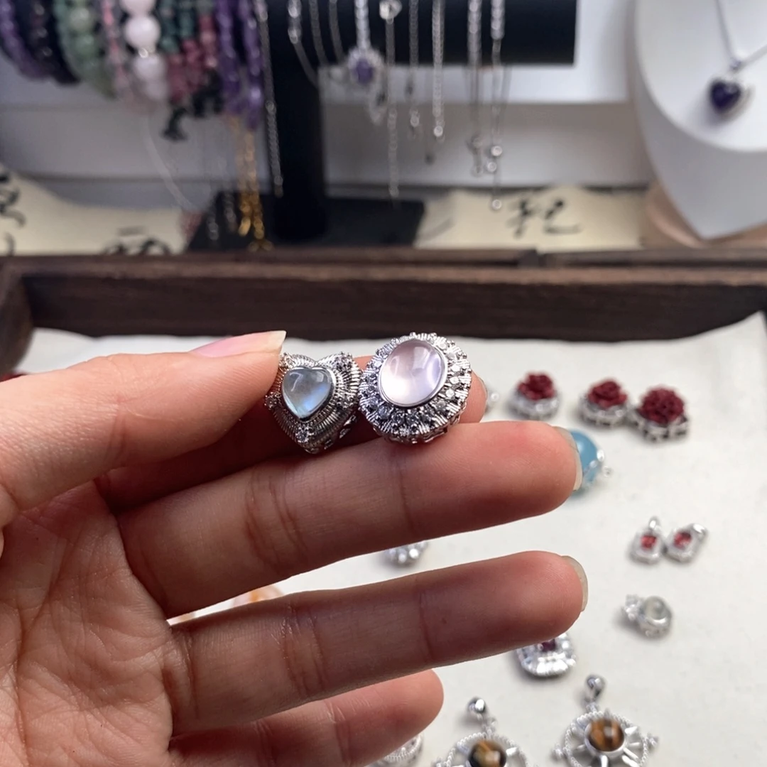 水晶吊坠盒子未镶嵌F***.