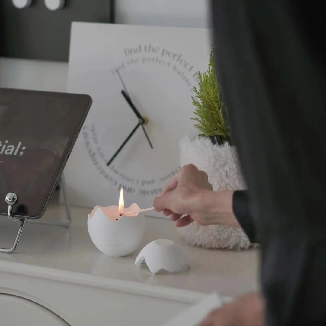 赤雅韵坊蛋形香薰蜡烛