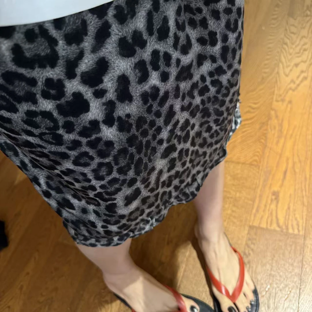 豹纹裙 no退no换