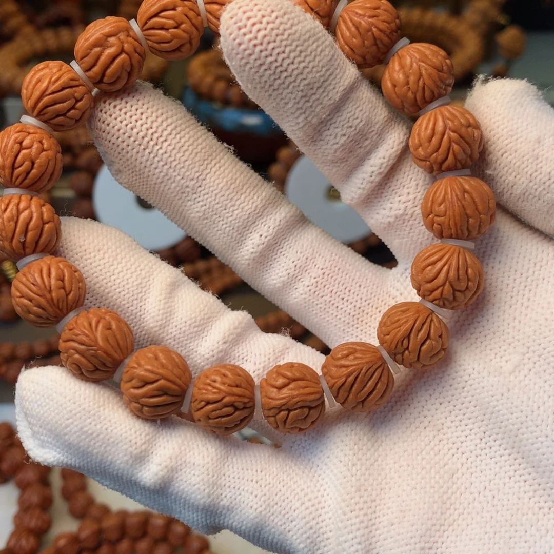 手串桃核秦岭龙纹