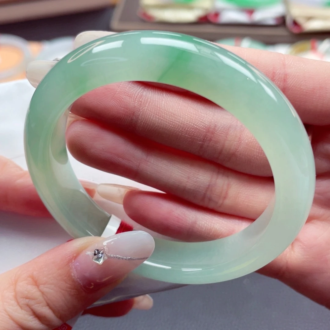 翡翠手镯未镶嵌54.8芙蓉城里尽朝晖 小万战斗机必拍 14