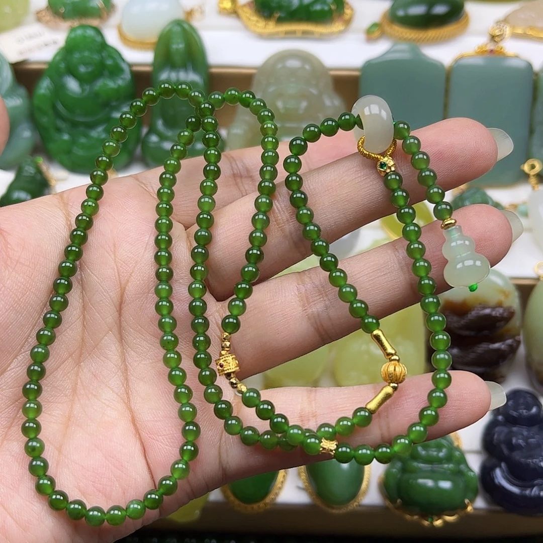 项链未镶嵌和田玉
