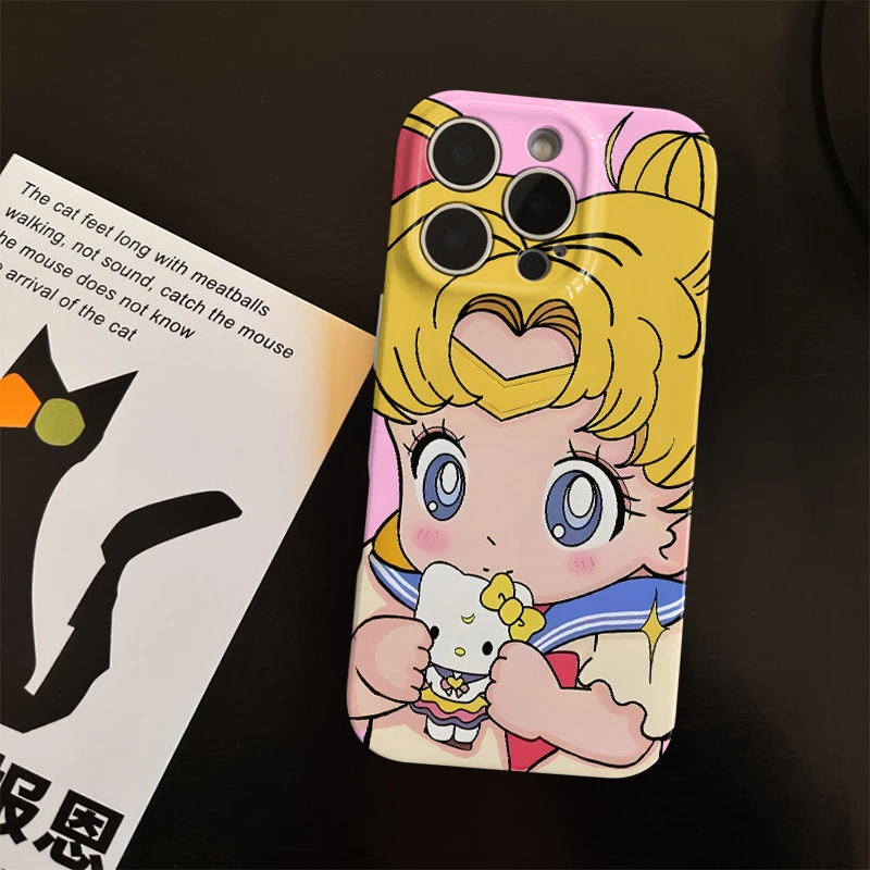 可爱月野兔菲林软壳适用苹果17promax手机壳16华为vivo小米15oppo