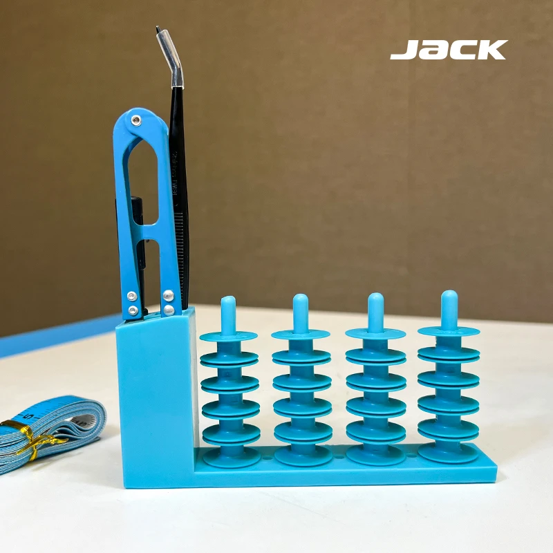 杰克电脑缝纫机梭芯架桌面缝纫配套收纳盒磁吸锁芯镊子纱剪收纳架