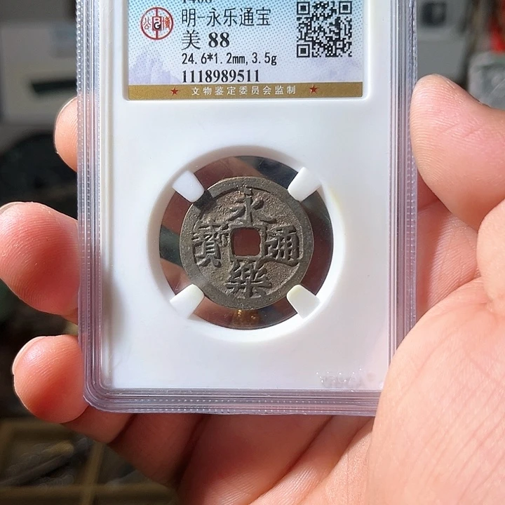 铜永乐通宝，所见所得d