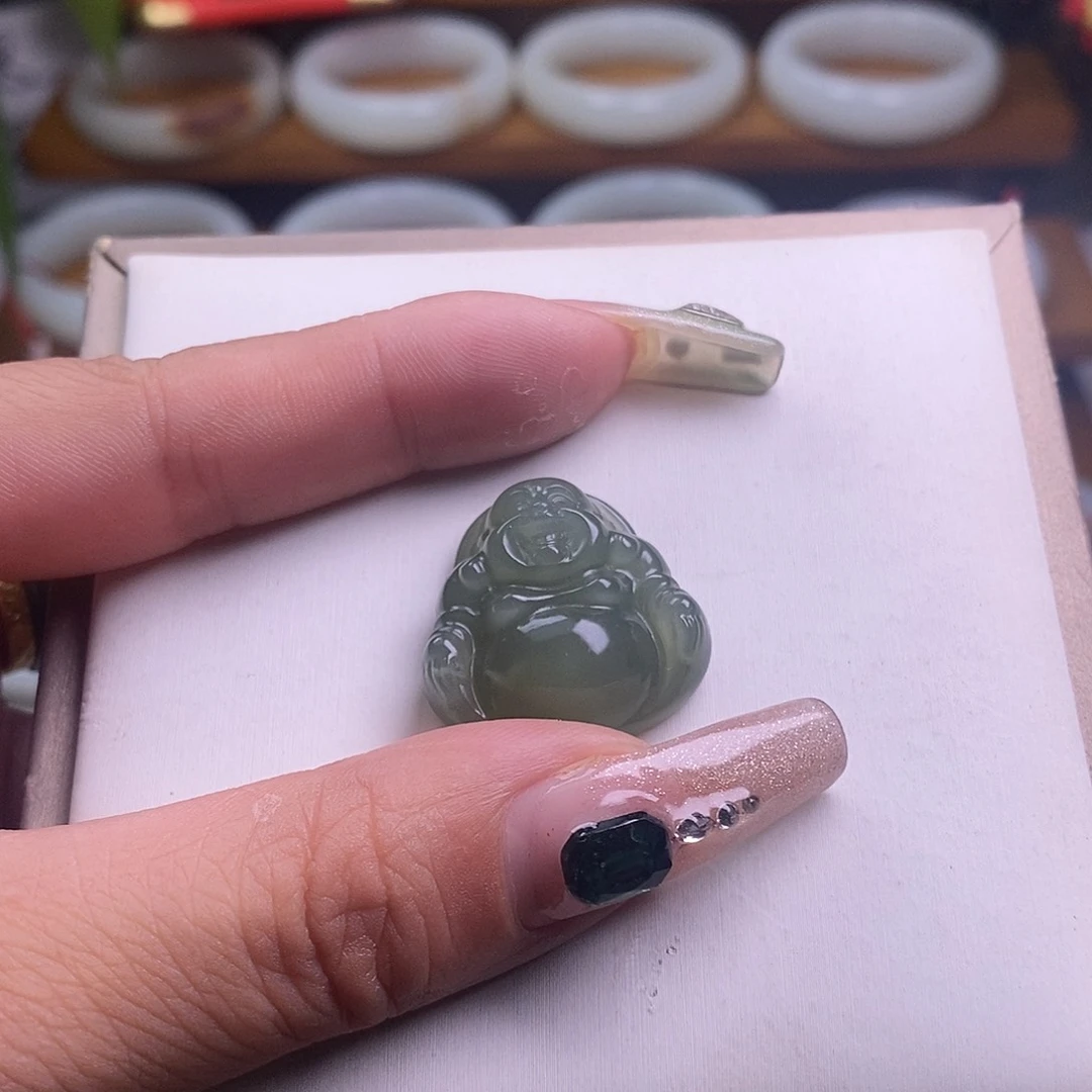 和田玉未镶嵌吊坠(不含链)