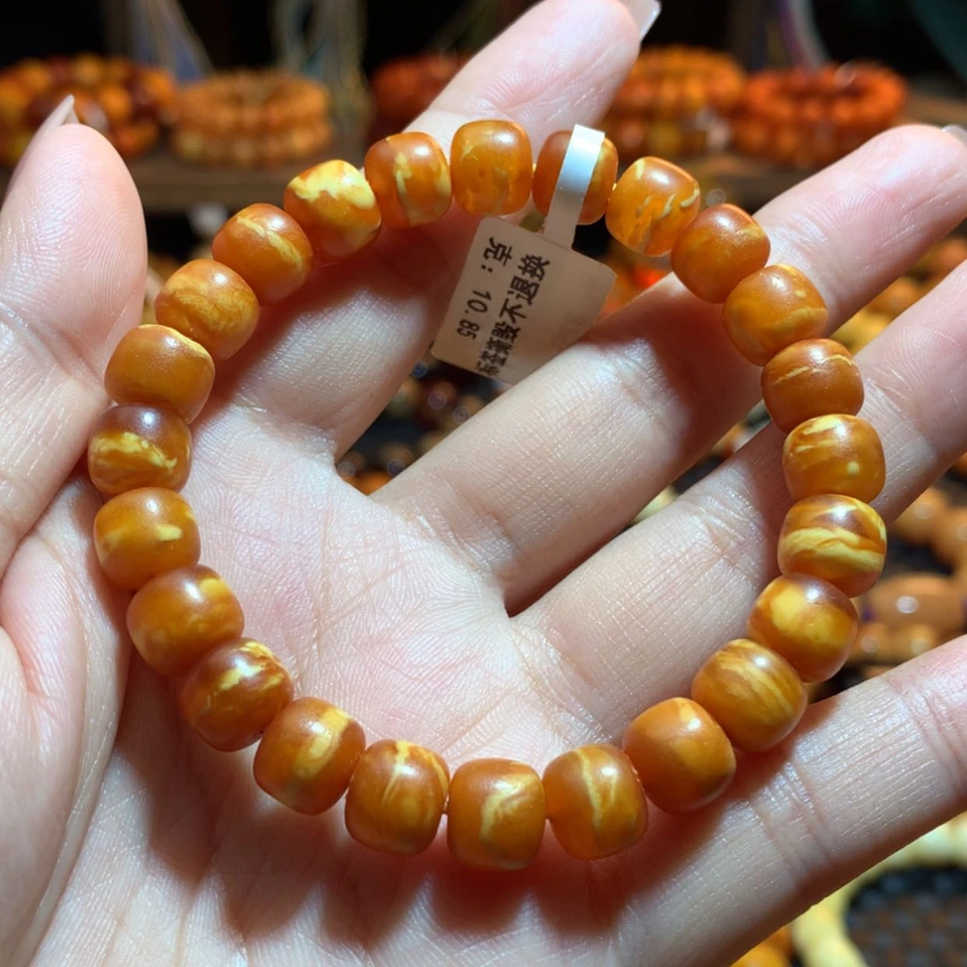 【闪购商品】手串蜜蜡未镶嵌蜜蜡手串