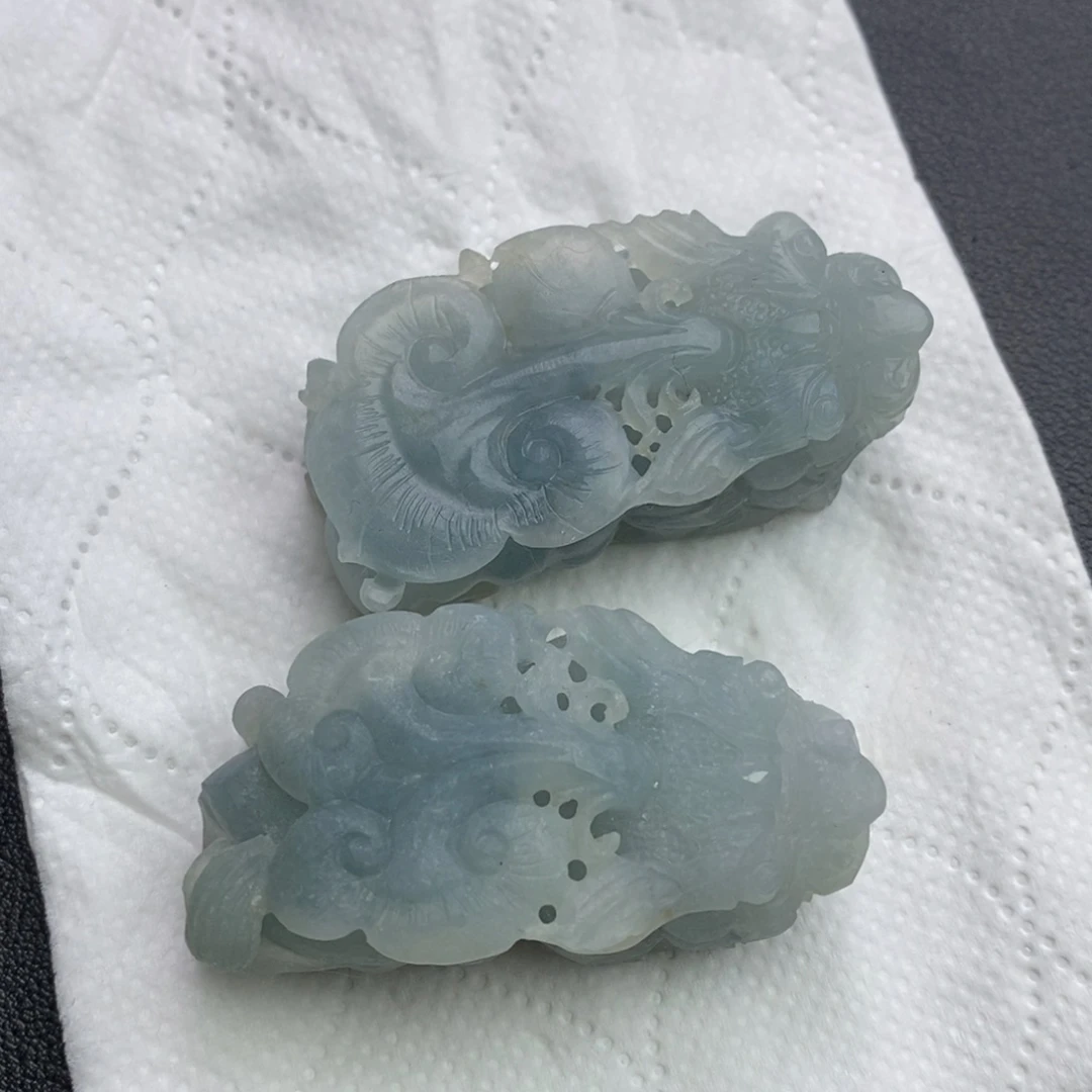 定制翡翠未镶嵌艺*壹毛货无鉴赏期