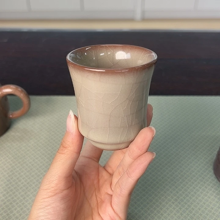 龙泉云间青瓷小米茶器