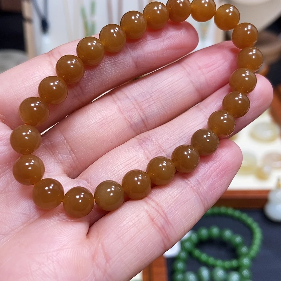 和田玉未镶嵌手链