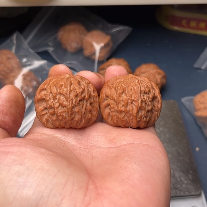 美***玩把件文玩核桃39磨盘邮费顺丰到付