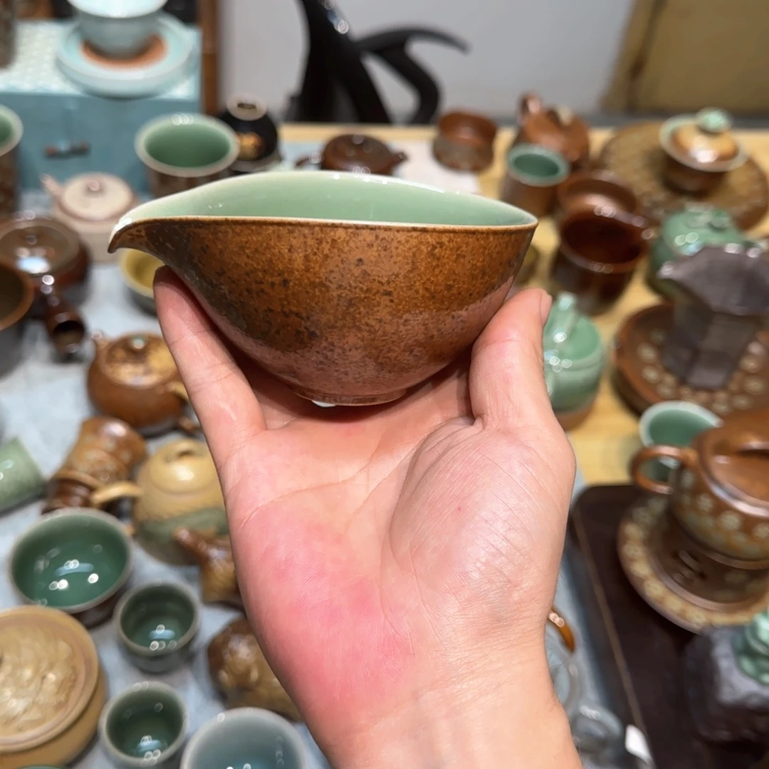 小金茶器青瓷茶具