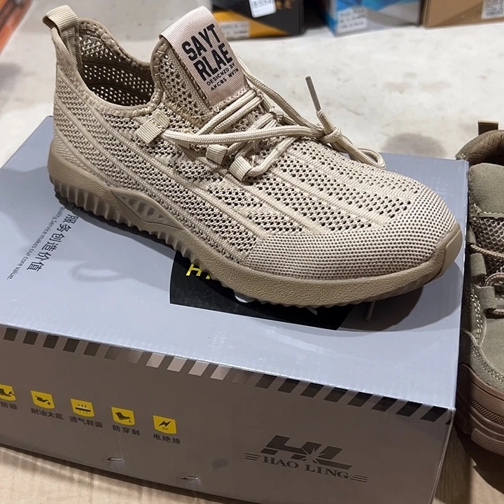 编码号。 45码微瑕防砸防刺劳保鞋