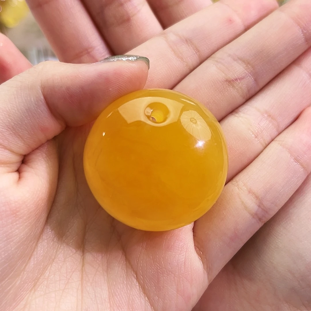 未镶嵌琥珀裸石公主扣