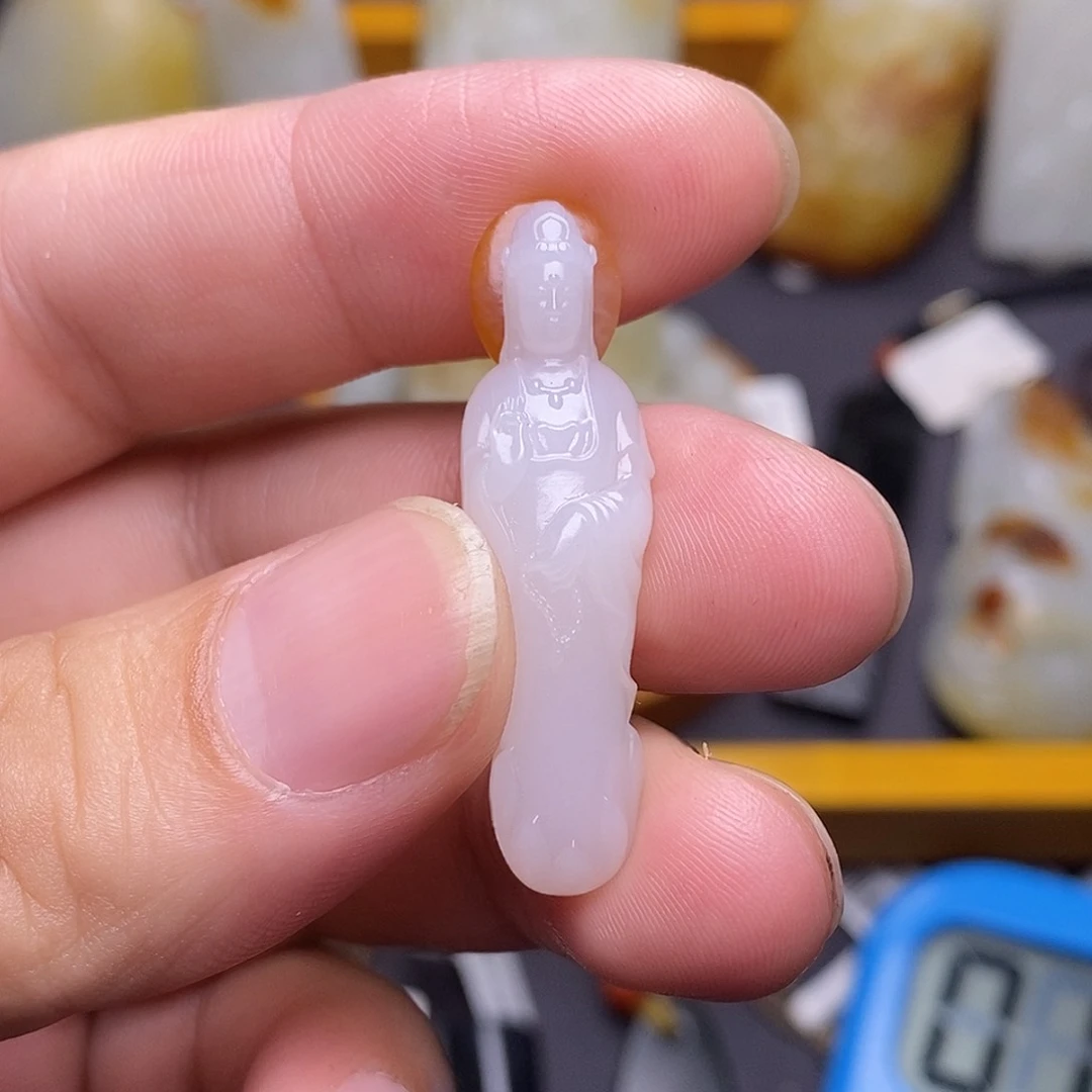 进***业和田玉未镶嵌挂件