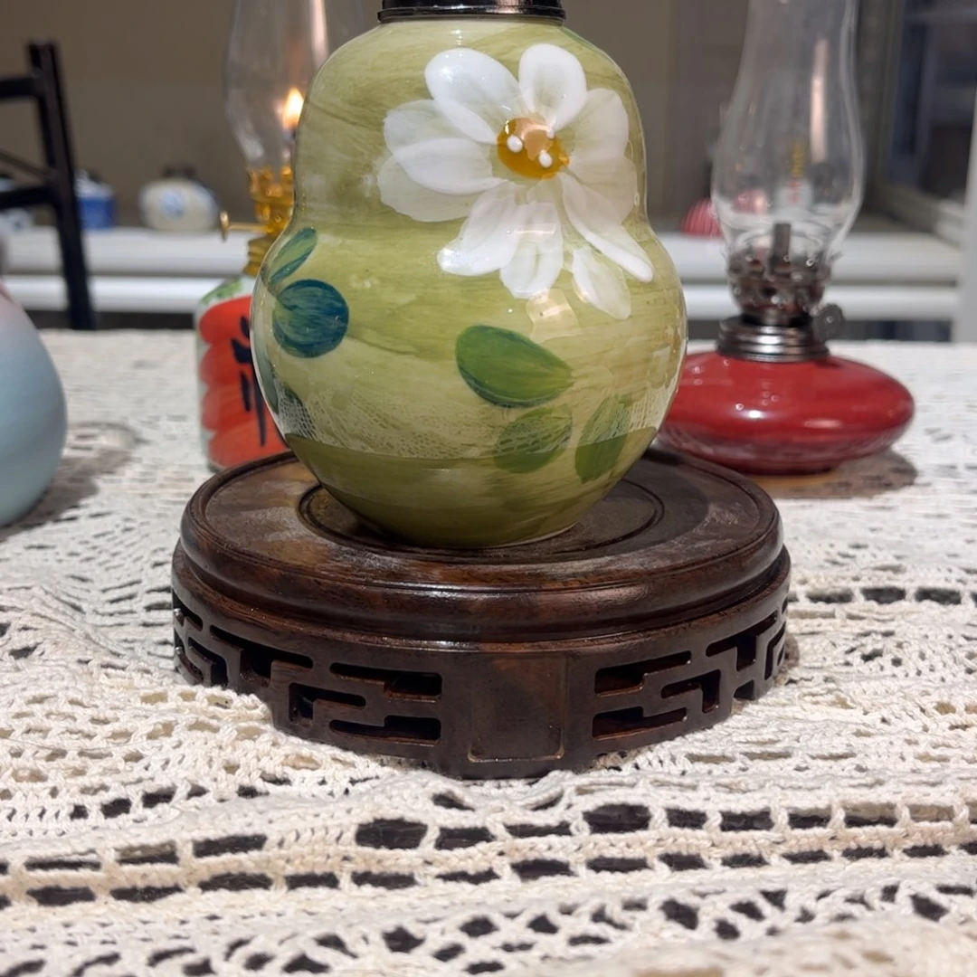 摆件景德镇陶瓷香薰灯