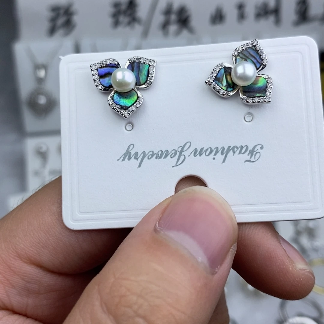 未镶嵌淡水珍珠耳饰