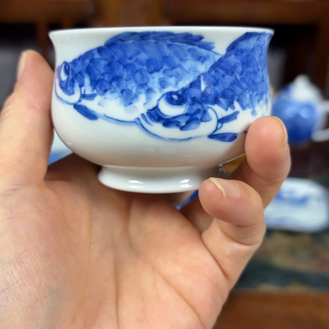 小***子王庆龙老师手绘陶瓷作品