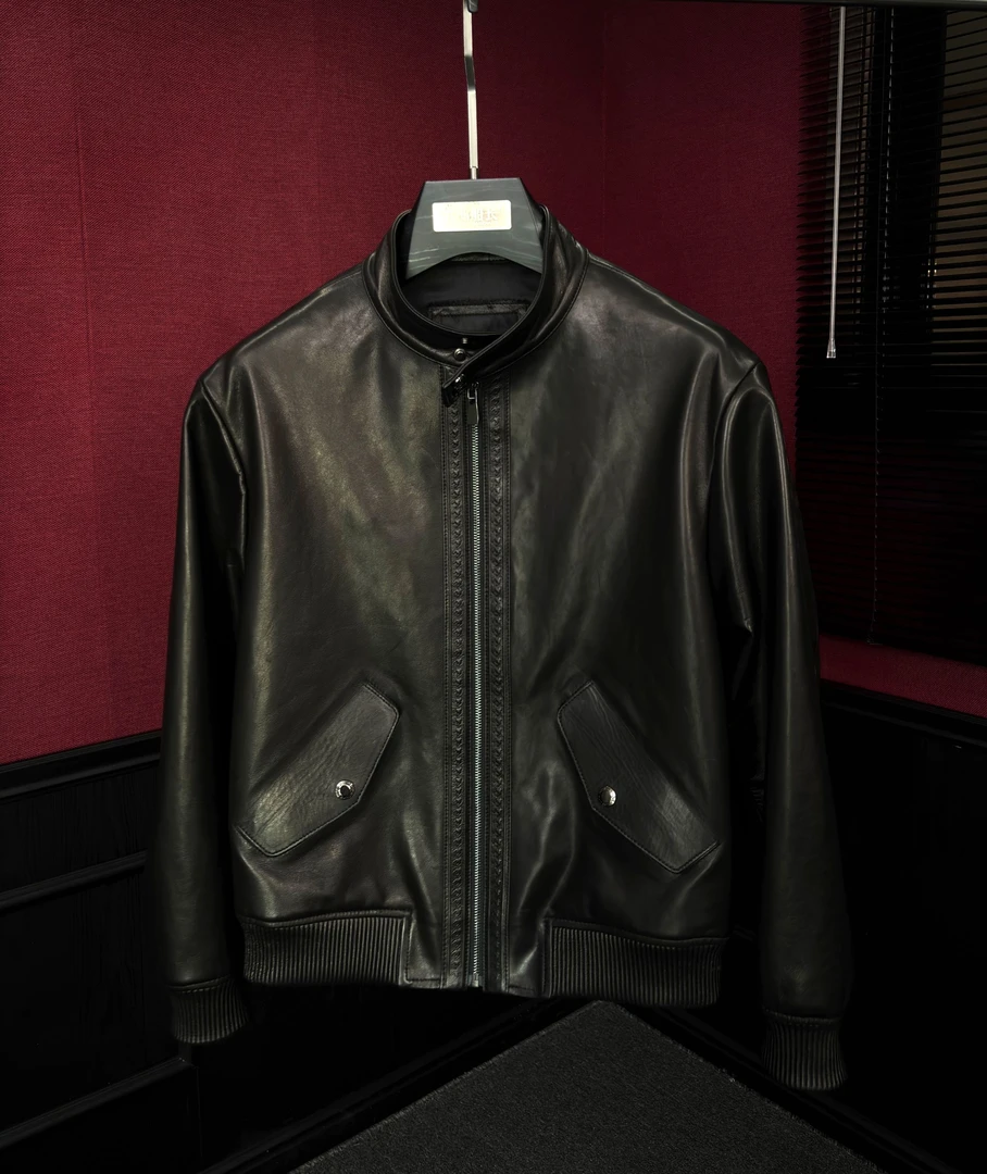 Mr. Black Culture【都市探索】高定山羊夹克男士春秋阔版外套25542