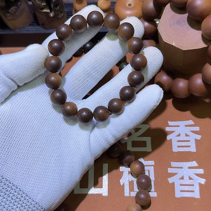 檀香木百年土埋料1.2×17颗横纹沉水