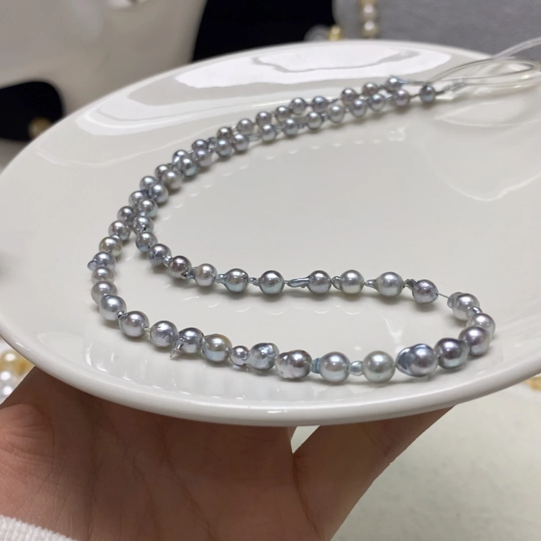 海水珍珠颈饰银S925镶嵌