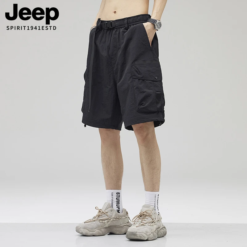 日系潮流速干常规款运动短裤百搭工装裤五分冰丝裤春夏季新款直筒