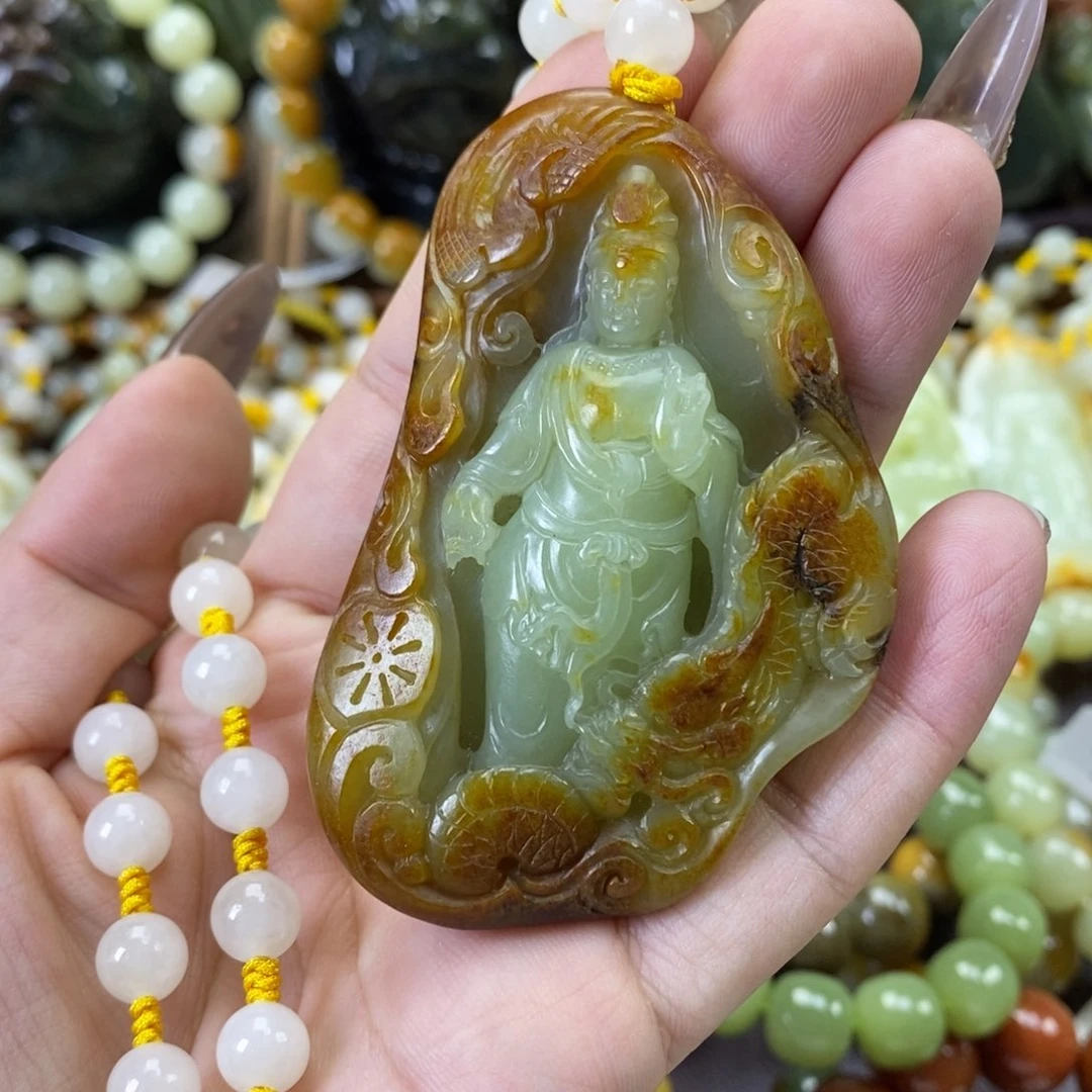 未镶嵌透闪石质玉挂件阿****龙