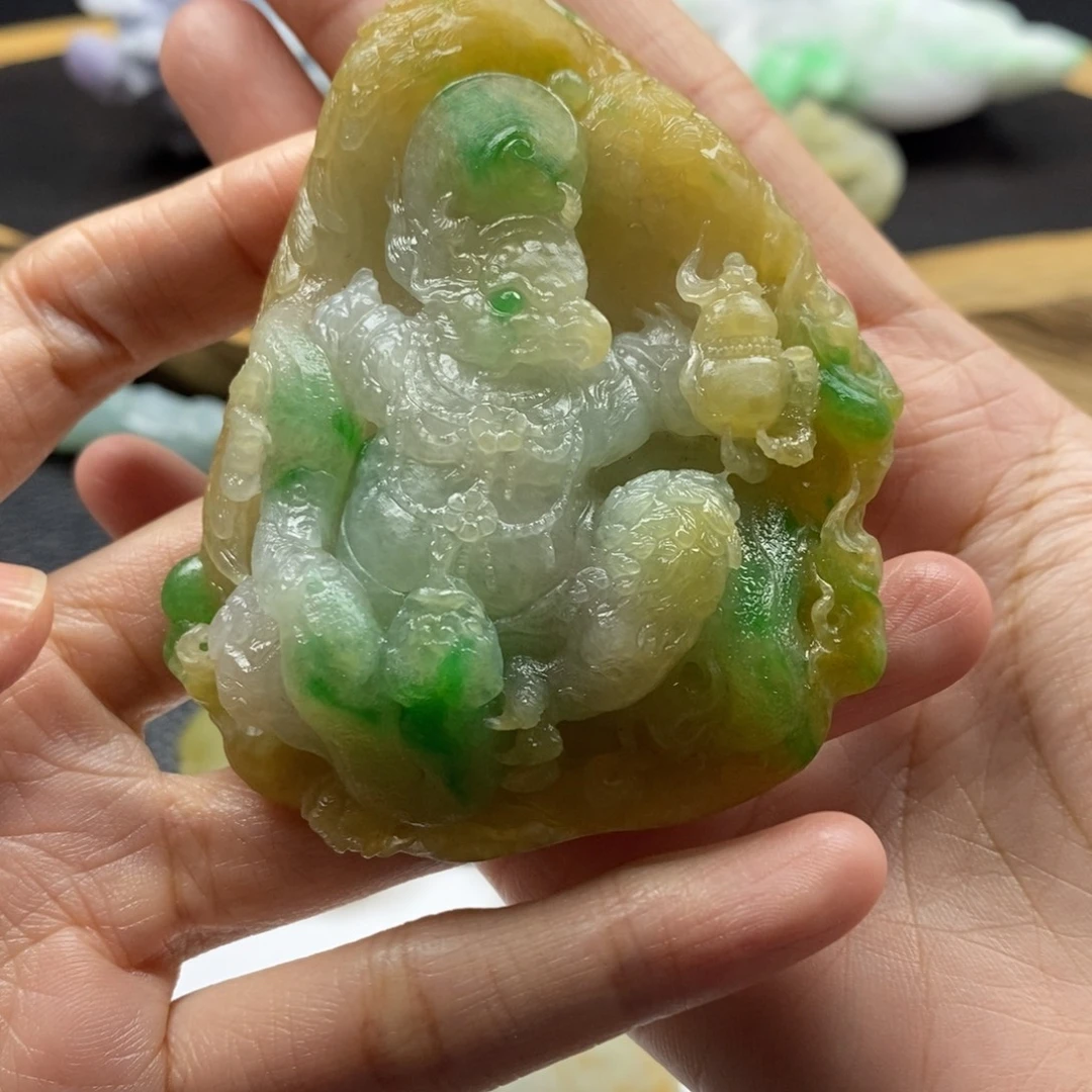 ∑***l定制翡翠未镶嵌大鹏鸟