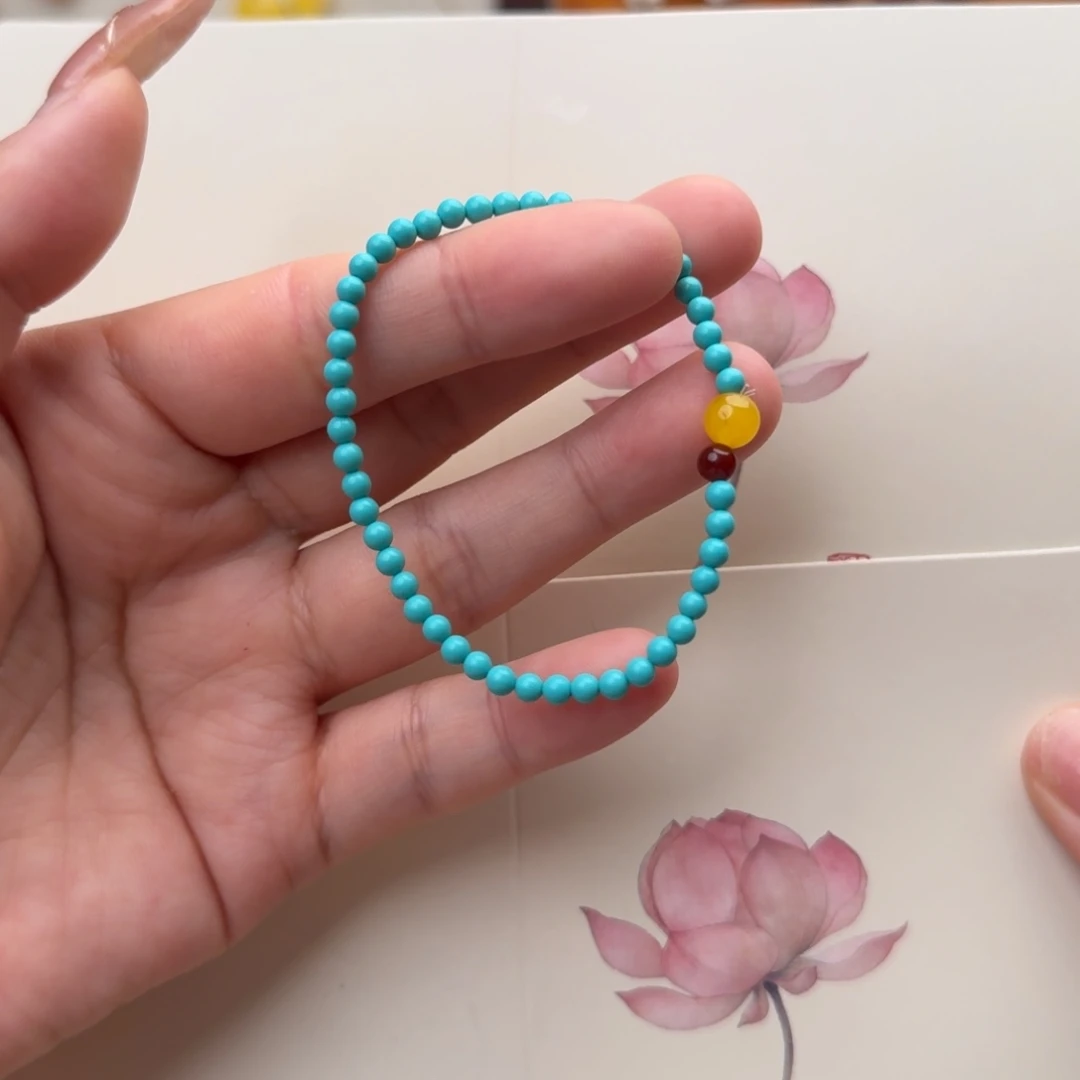 蜜蜡未镶嵌手链设计款