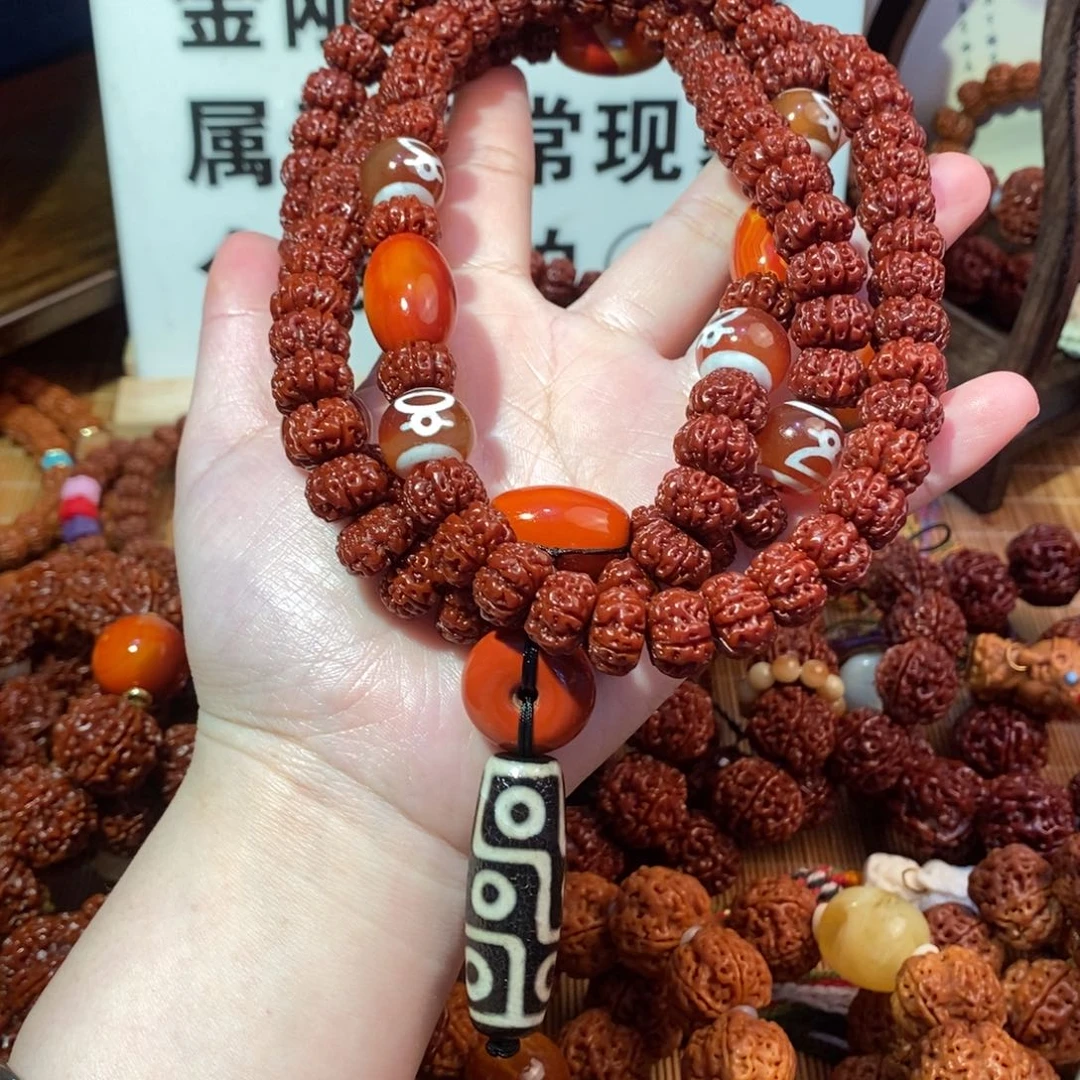 金刚菩提吊坠12-108老树王配饰红