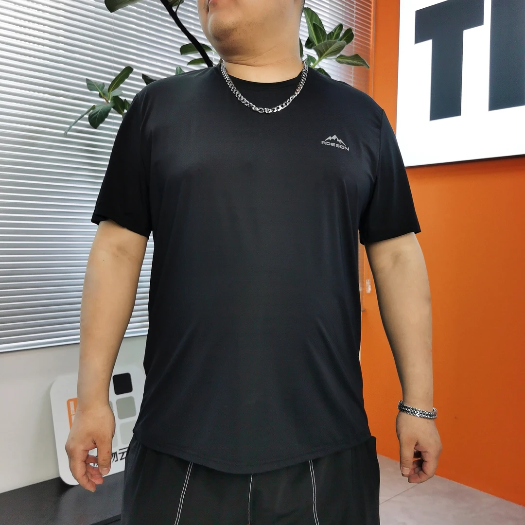 【特价福利】大码高弹冰丝短袖夏季百搭休闲时尚78579