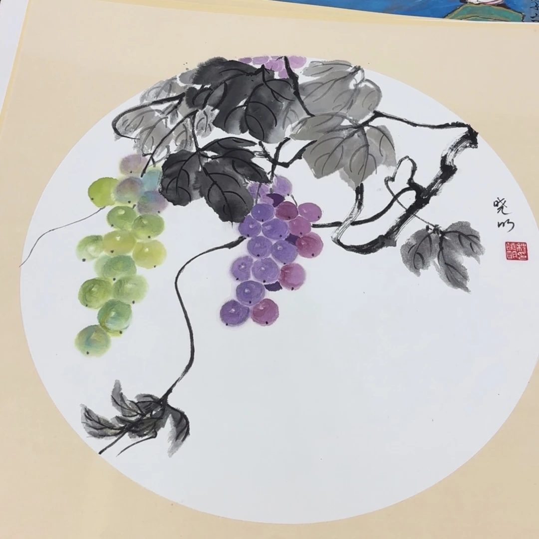 国画50-50卡纸作品艺