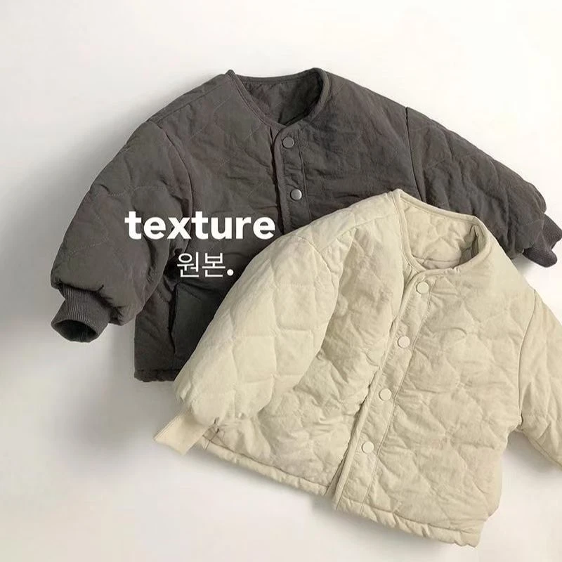 儿童保暖棉袄秋冬儿童宝宝小童加厚棉衣男女童洋气棉服外套冬装