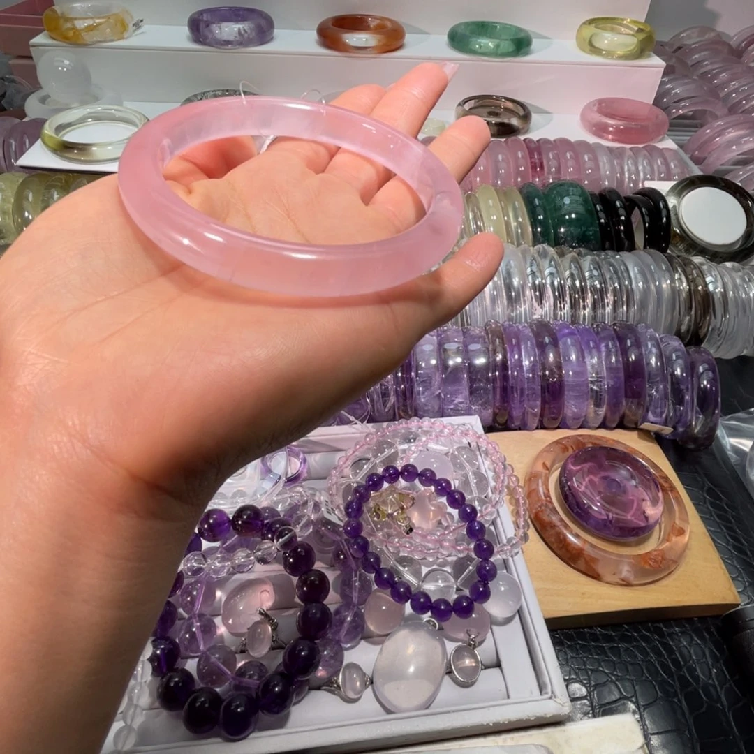 未镶嵌水晶手镯手镯68.8圈口17号