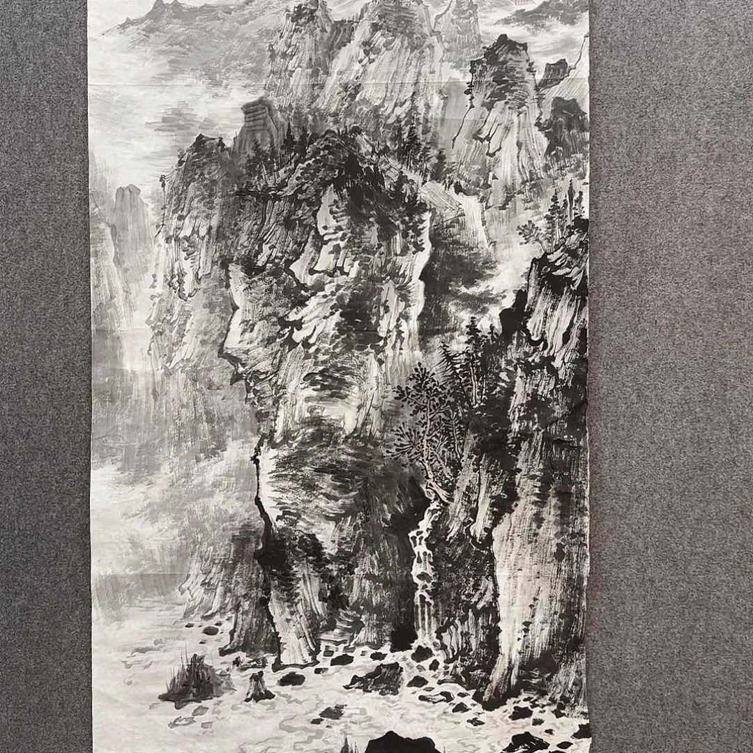 国画张宇老师手绘作品