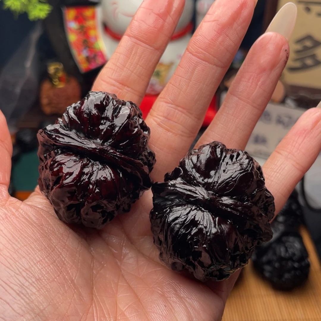 吊坠文玩核桃40彩蛙