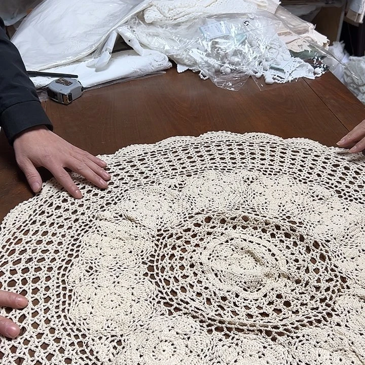 毛绒亚麻棉059-75厘米圆本