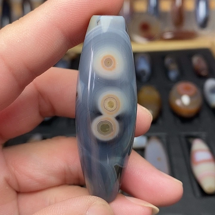 玛瑙/玉髓合金颈饰