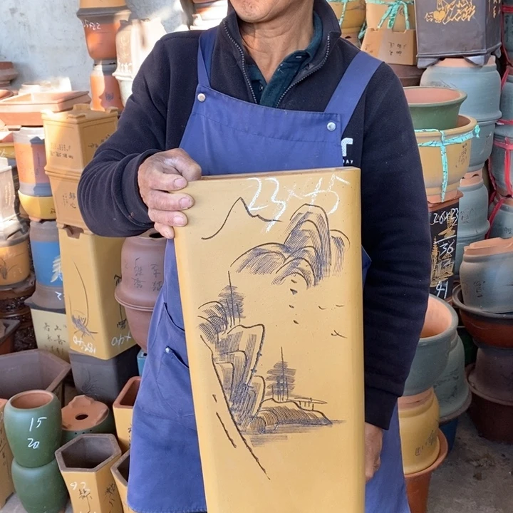 紫砂花盆紫砂花盆