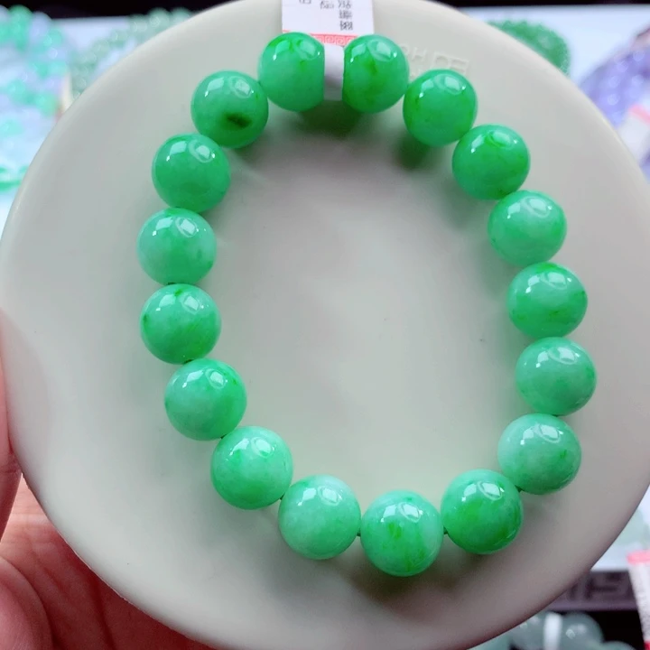 翡翠未镶嵌手链卡12