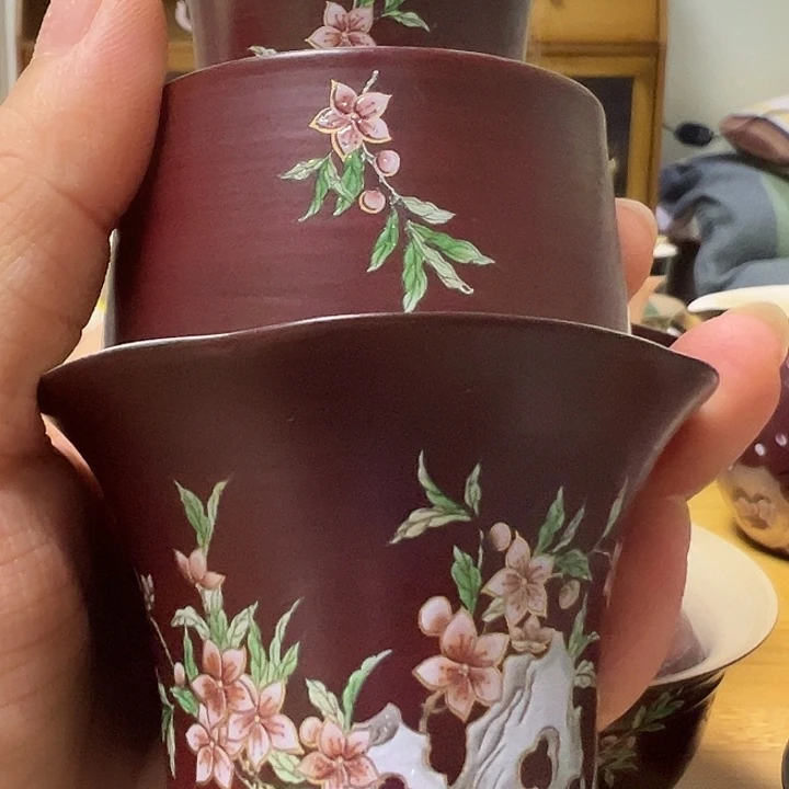 山楂红一家三口杯套组