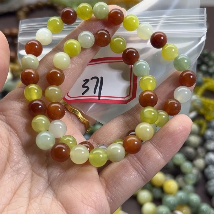 蛇纹石玉未镶嵌手链