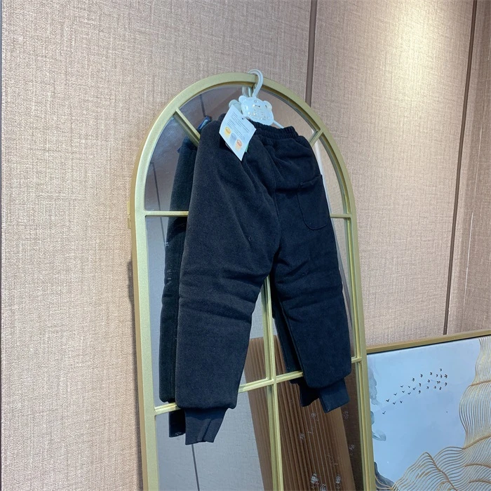 AF211   宝宝黑色加厚裤子