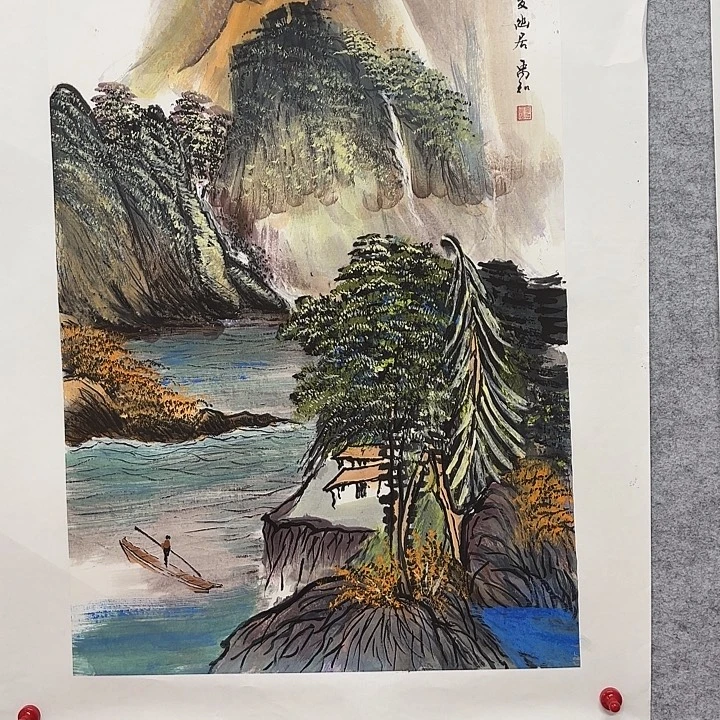 我***a国画花鸟等多种形式